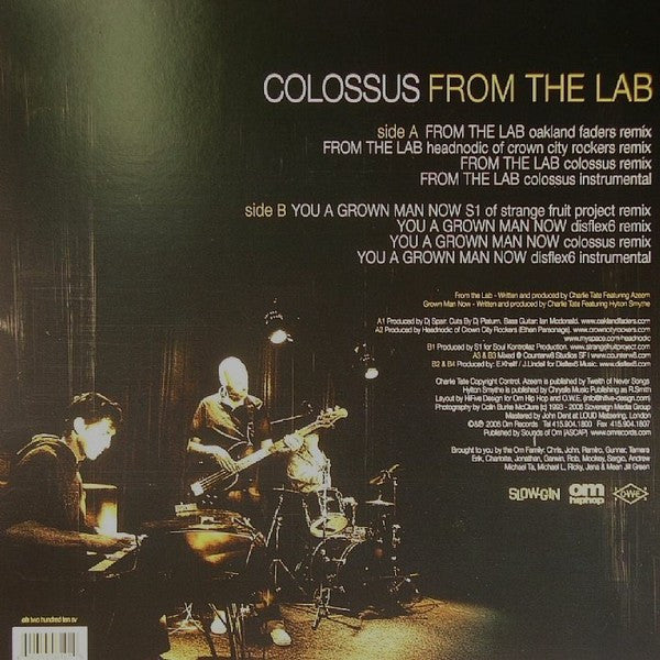 Colossus : From The Lab (12")