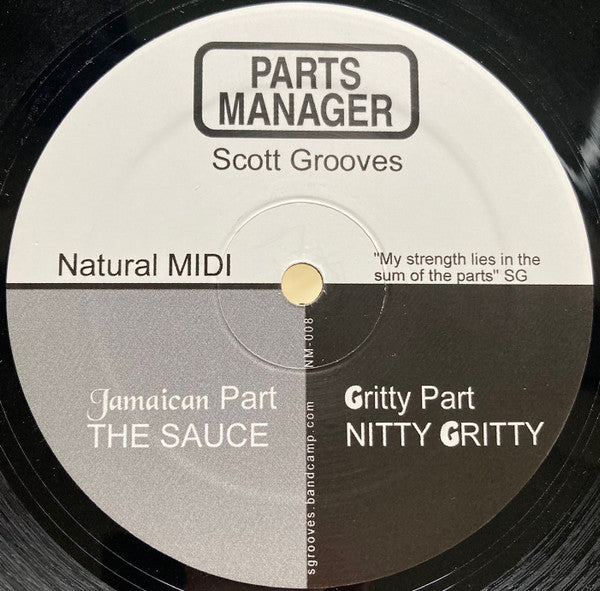 Scott Grooves : Parts Manager (First Four Parts) (12")
