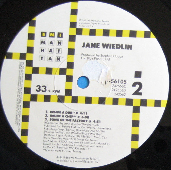 Jane Wiedlin : Inside A Dream (12", Single)