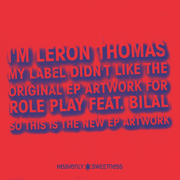 Leron Thomas : Role Play (12", EP, 180)