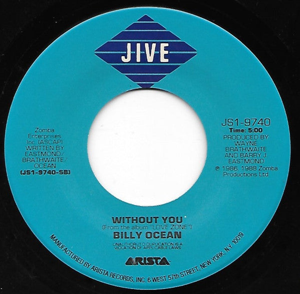 Billy Ocean : Tear Down These Walls (7", Single)