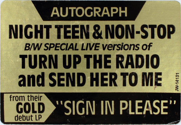 Autograph (2) : Night Teen & Non-Stop (12", Promo)