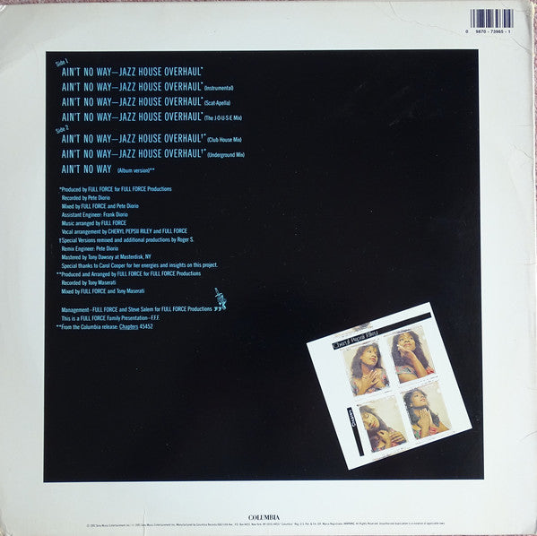 Cheryl Pepsii Riley : Ain't No Way (12")