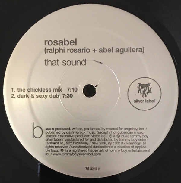 Rosabel : That Sound (12")