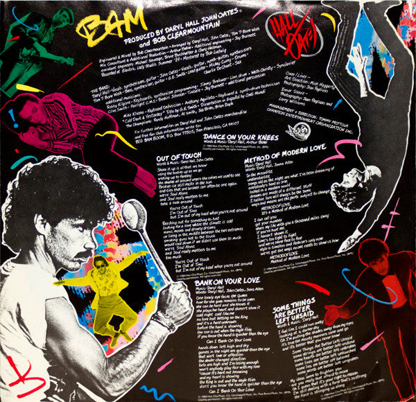 Daryl Hall & John Oates : Big Bam Boom (LP, Album, Ind)