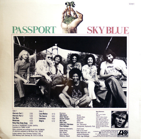 Passport (2) : Sky Blue (LP, Album, RI)