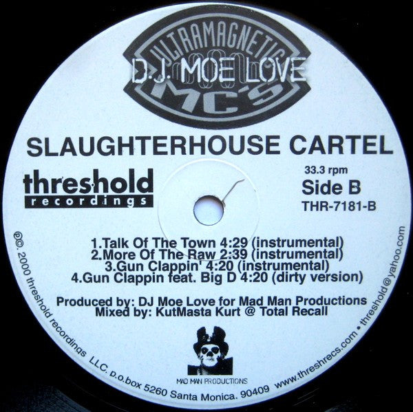 DJ Moe Love, Slaughterhouse Cartel : 3 Song Maxi-Single (12", Maxi)
