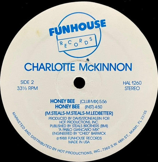 Charlotte McKinnon : Honey Bee (12")
