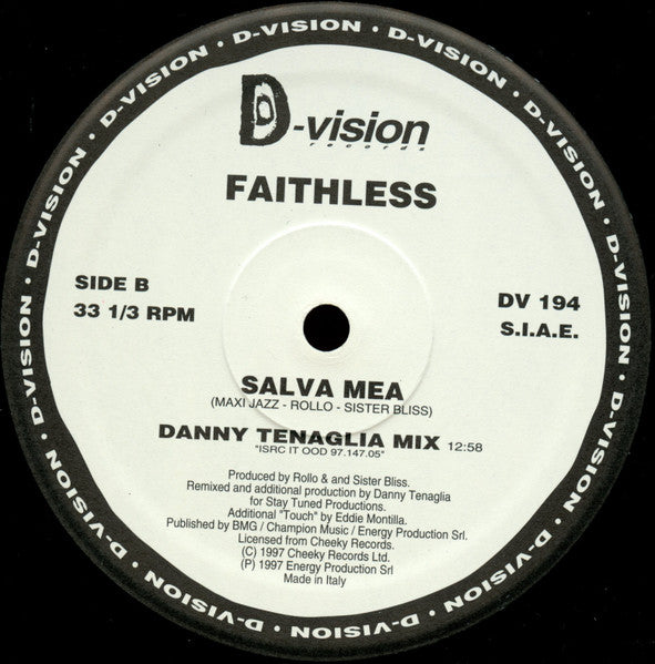 Faithless : Don't Leave (12")