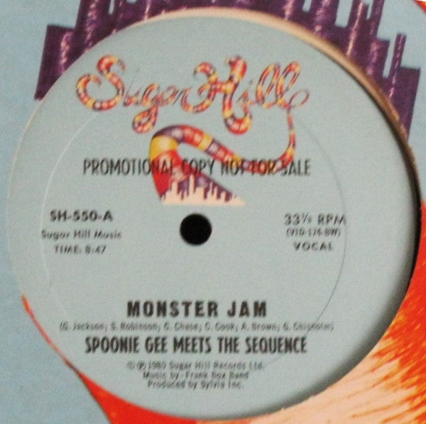 Spoonie Gee Meets The Sequence : Monster Jam (12", Promo)