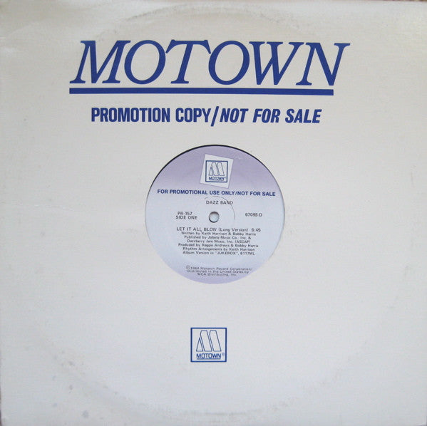 Dazz Band : Let It All Blow (12", Promo)