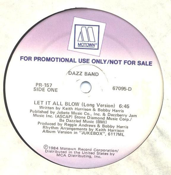 Dazz Band : Let It All Blow (12", Promo)