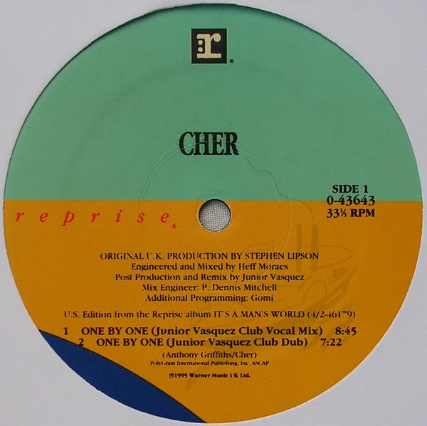 Cher : One By One (12", Maxi)