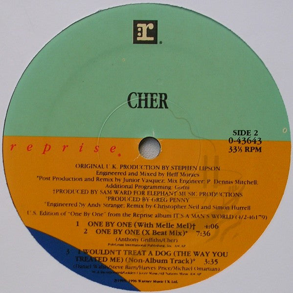 Cher : One By One (12", Maxi)