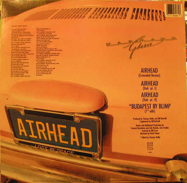Thomas Dolby : Airhead (12", All)