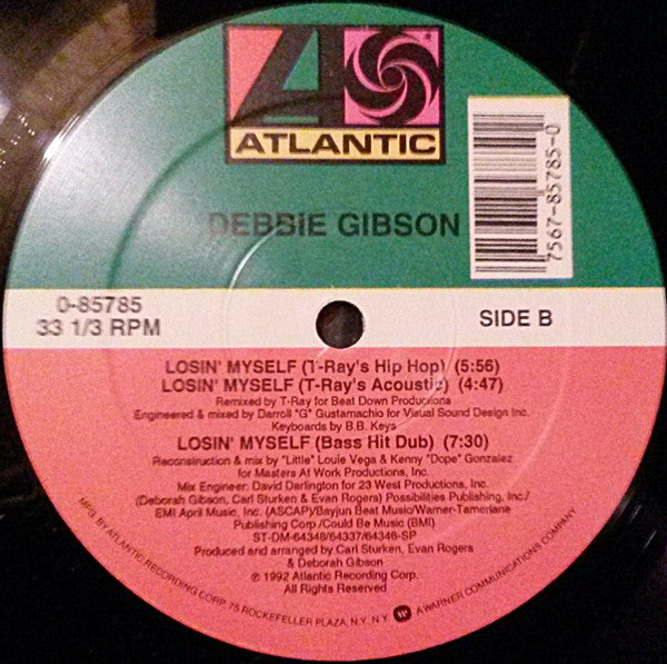 Debbie Gibson : Losin' Myself (12")