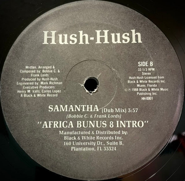 Hush-Hush (2) : Samantha (12")
