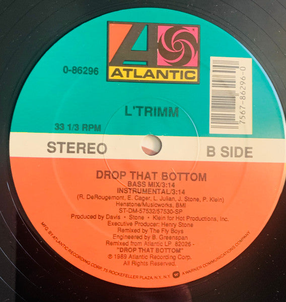 L'Trimm : Drop That Bottom (12", Single)