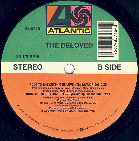 The Beloved : Rock To The Rhythm Of Love (12")