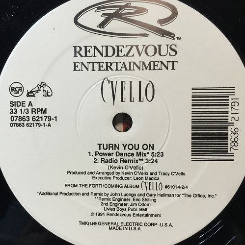 C'Vello : Turn You On (12")