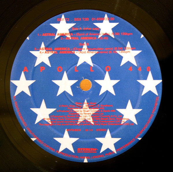 Apollo 440 : Astral America (12", Single)