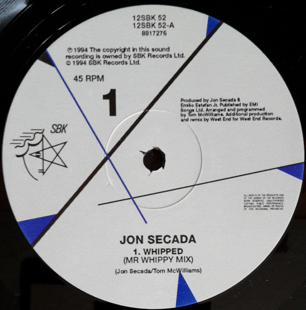 Jon Secada : Whipped (12")