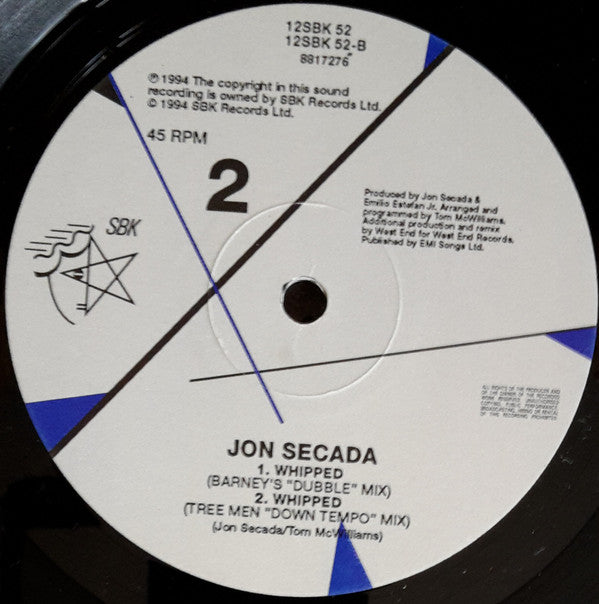 Jon Secada : Whipped (12")