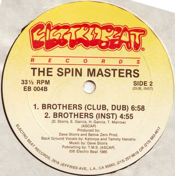 The Spin Masters : Brothers (12")
