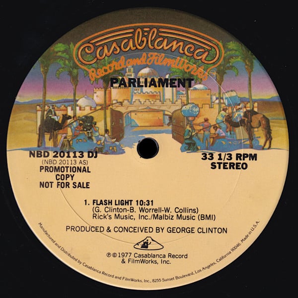 Parliament : Flash Light (12", S/Sided, Promo)