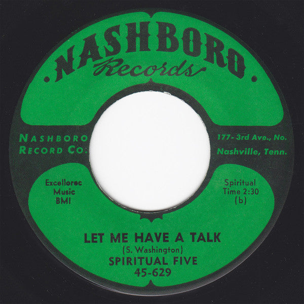 The Spiritual Five : Trouble Will Be Over / Let Me Have A Talk (7")