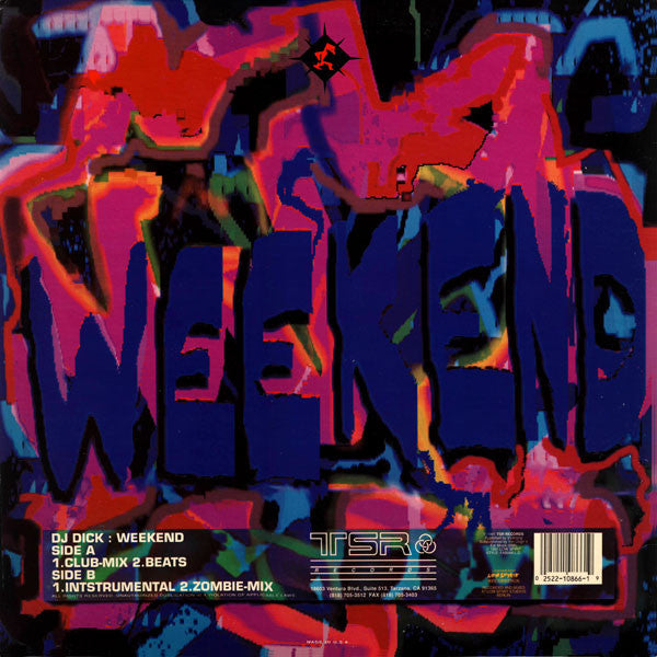 DJ Dick : Weekend (12")