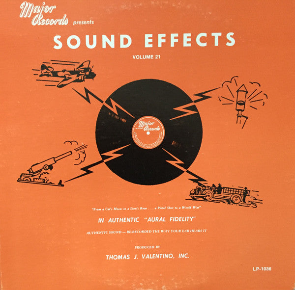 No Artist : Sound Effects Volume 21 (LP, Mono)