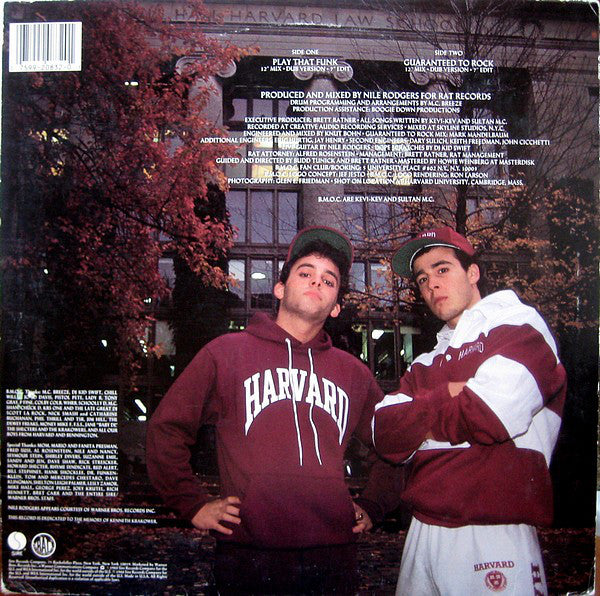 B.M.O.C. (Big Man On Campus) : Play That Funk (12", Maxi)