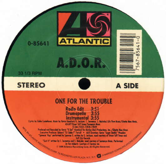 A.D.O.R. : One For The Trouble (12")