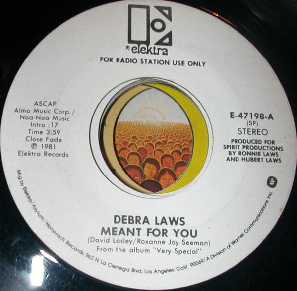 Debra Laws : Meant For You (7", Promo)