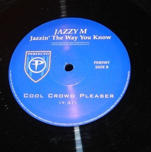 Jazzy M : Jazzin' The Way You Know (12")