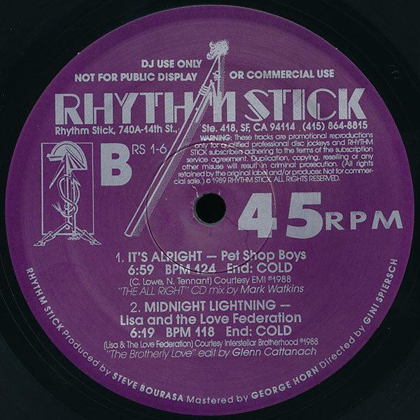 Various : Rhythm Stick 1-6 (2x12", Comp)