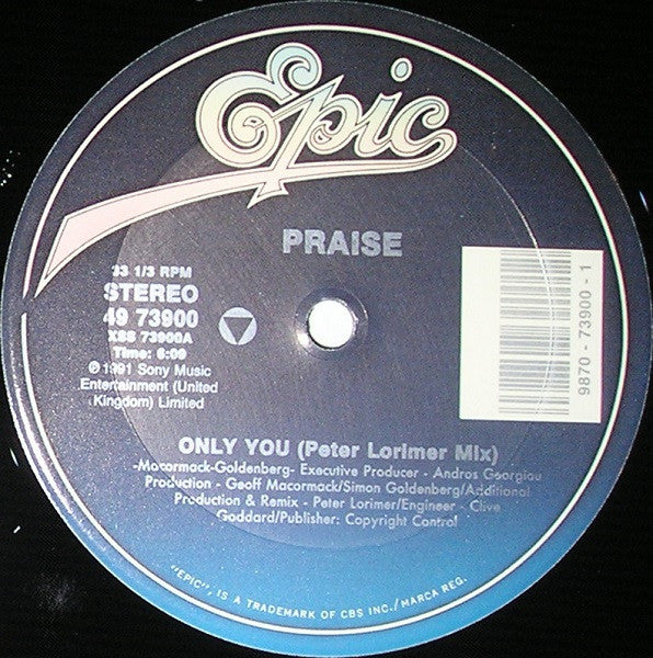 Praise : Only You (12")
