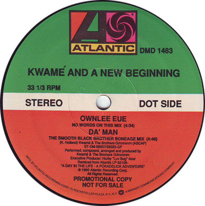 Kwamé & A New Beginning : Ownlee Eue (12", Promo)