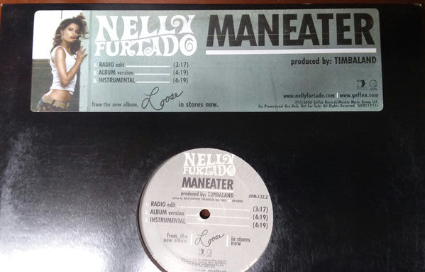 Nelly Furtado : Maneater (12", Promo)