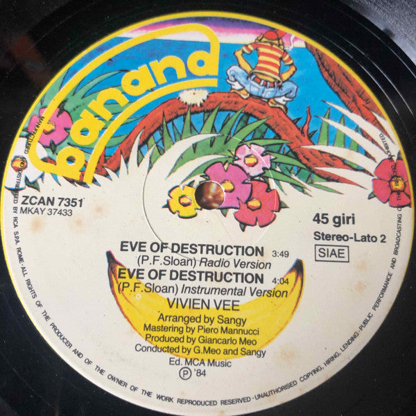 Vivien Vee : Eve Of Destruction (12", Maxi)