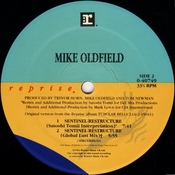 Mike Oldfield : The Bell / Sentinel-Restructure (12")