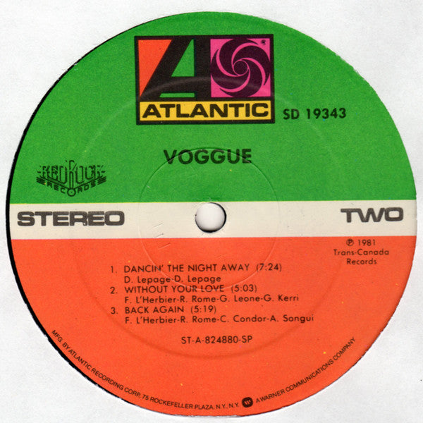 Voggue : Voggue (LP, Album, SP)