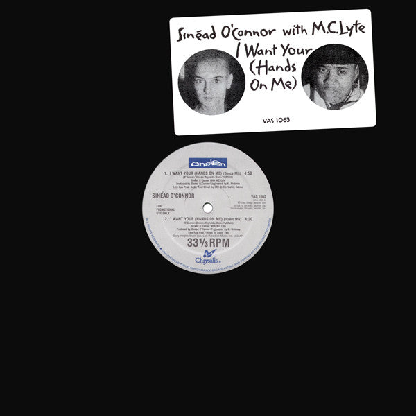 Sinéad O'Connor With M.C.Lyte* : I Want Your (Hands On Me) (12", Promo)