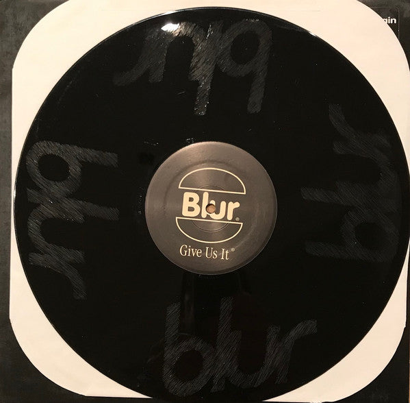 Blur : Entertain Me (The Live It! Remix) (12", S/Sided, Etch, Promo)