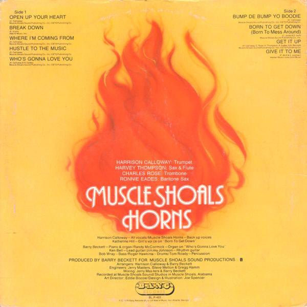 Muscle Shoals Horns : Born To Get Down (LP, Album)