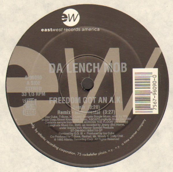Da Lench Mob : Freedom Got An A.K. (12")