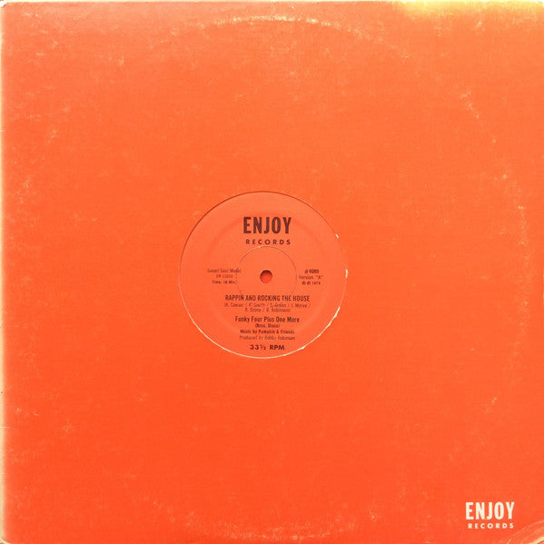 Funky Four Plus One More* : Rappin And Rocking The House (12")