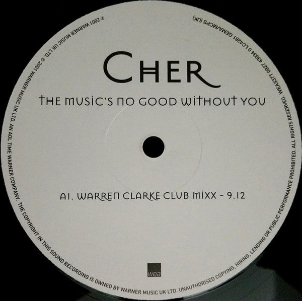 Cher : The Music's No Good Without You (2x12")