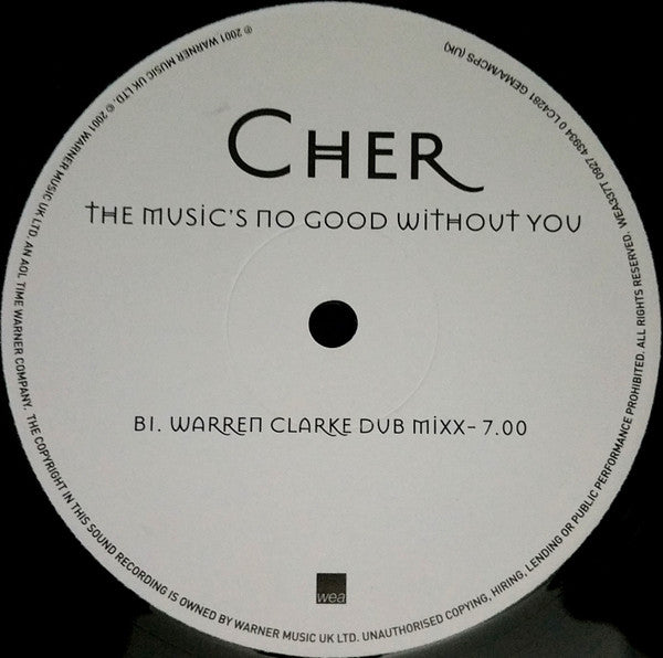 Cher : The Music's No Good Without You (2x12")
